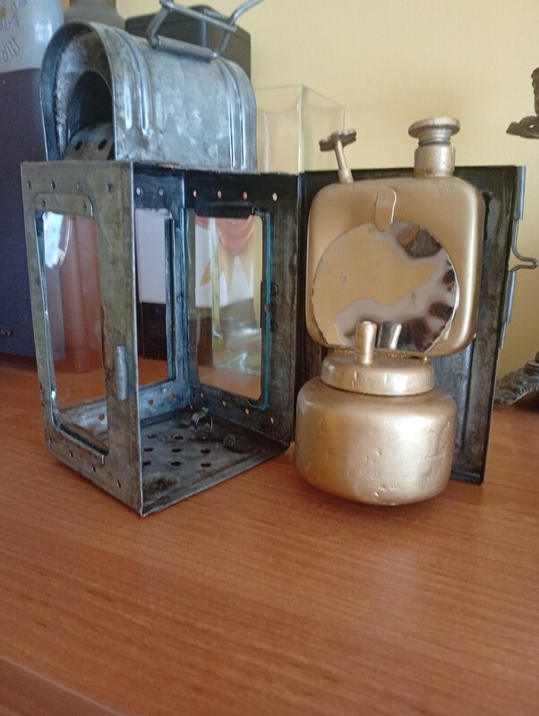 Elbląg OKAZJA !       sprzedam lampę konduktorska PKP na karbid  po renowacji stan bardzo dobry kompletna do kolekcji