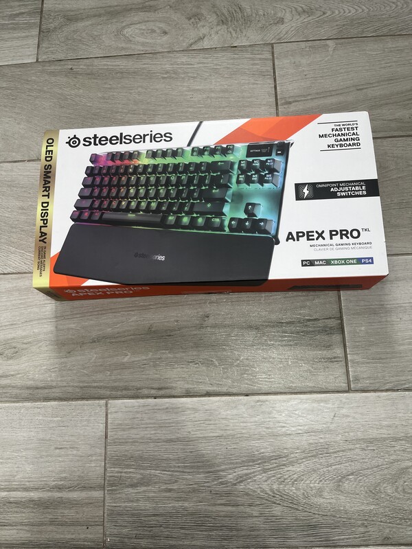 Elbląg Sprzedam klawiaturę steelseries apex pro TKL gen 1,stan bardzo dobry, brak oryginalnych keycapow, bez rys itd,