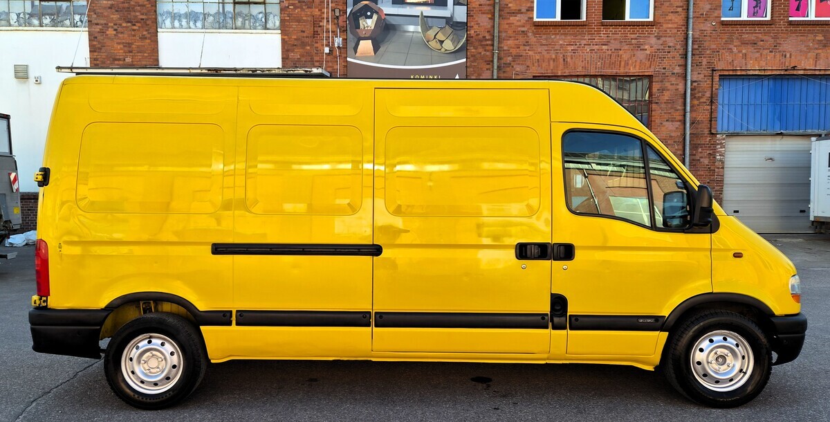 Elbląg Renault Master II&nbsp; 2.2Diesel 130km 2003Rok Max Długi Wysoki 3-Osobowy-Wspomaganie Kierownicy Bardzo Dobry