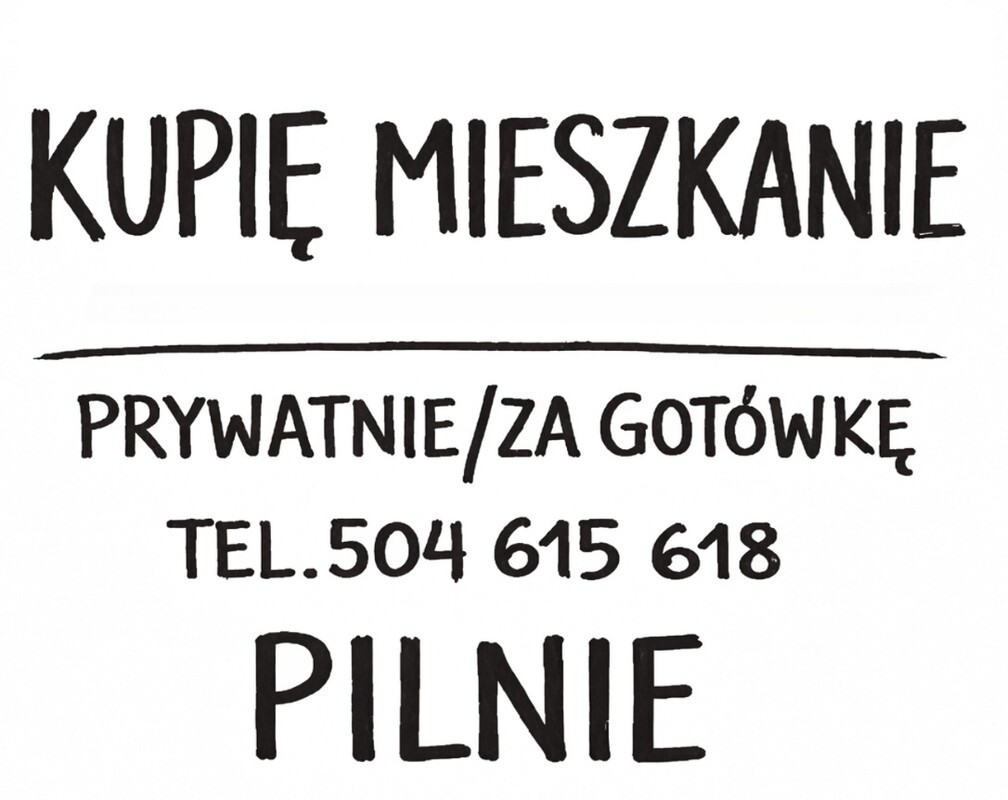 Elbląg KUPIĘ mieszkanie za GOTÓWKĘ, może być:- zadłużone / z komornikiem- lokatorskie do przekształcenia- z