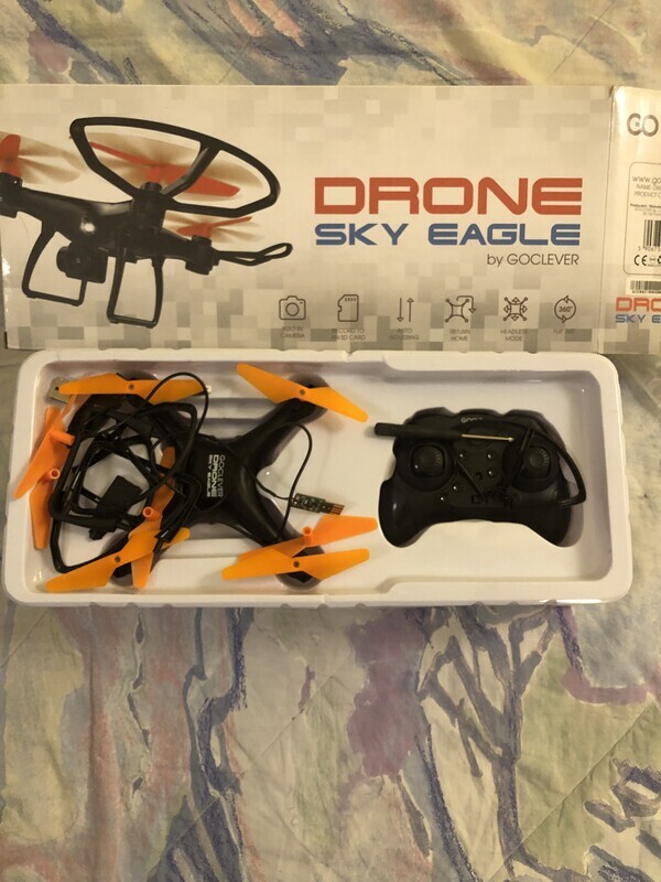 Elbląg Sprzedam Dron Sky Eagle by Goclever. Dron potrzebuje ładowarki, gdyz obecna się zepsuła. Ładowarka jest