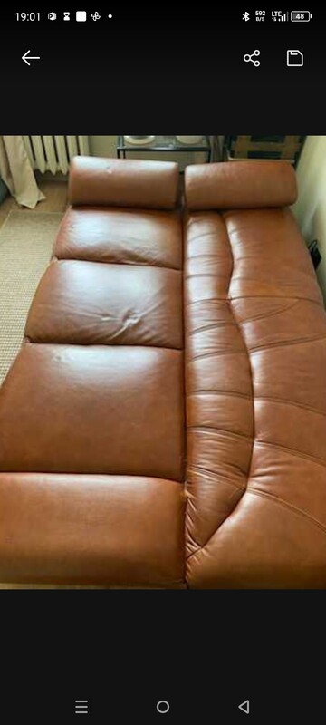 Elbląg Sprzedam wersalkę skórzana stan bardzo dobry.