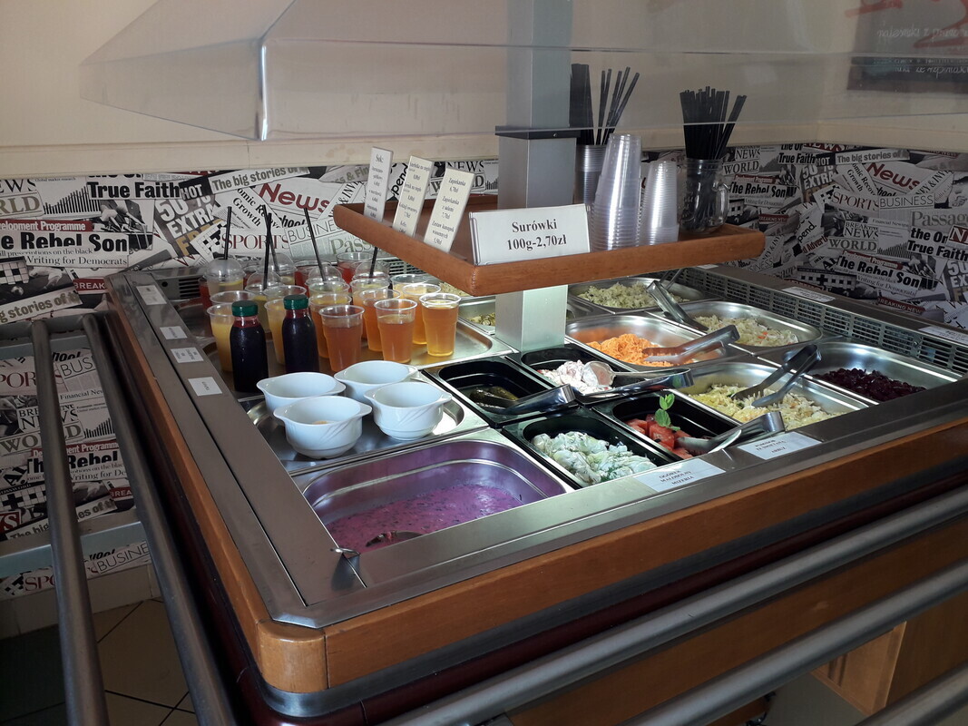 Elbląg Restauracja BAR SŁONECZNY (mamy czynne od 11.30-18.00 ) nawiążemy współpracę zz osobą do obsługi