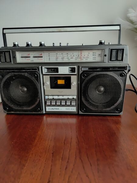 Elbląg Sprzedam sprzęt z lat 70-80 PRL antyk: Unitra Diora Amplituner Stereo DSS 201 AMATOR 2 z kolumnami (orginał )