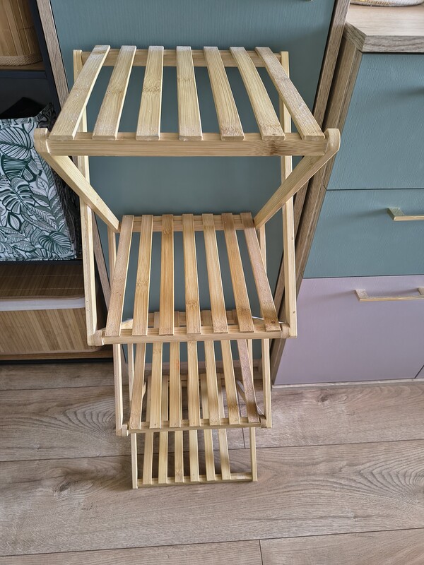 Elbląg Bambusowy stojak półki