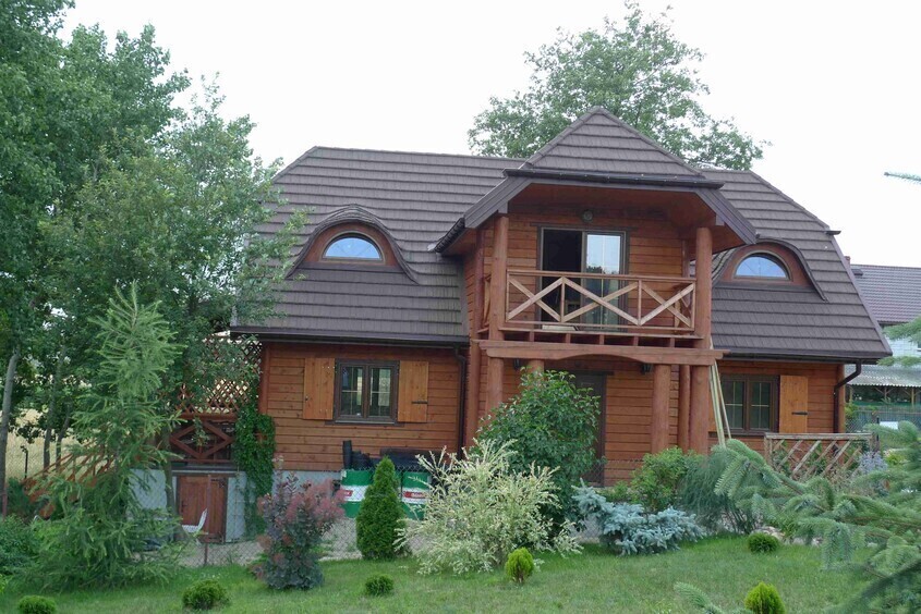 Elbląg DOM DREWNIANY JEDNORODZINNY DWOREK MISZEWSKIJesteśmy firmą zajmującą się produkcją domów drewnianych