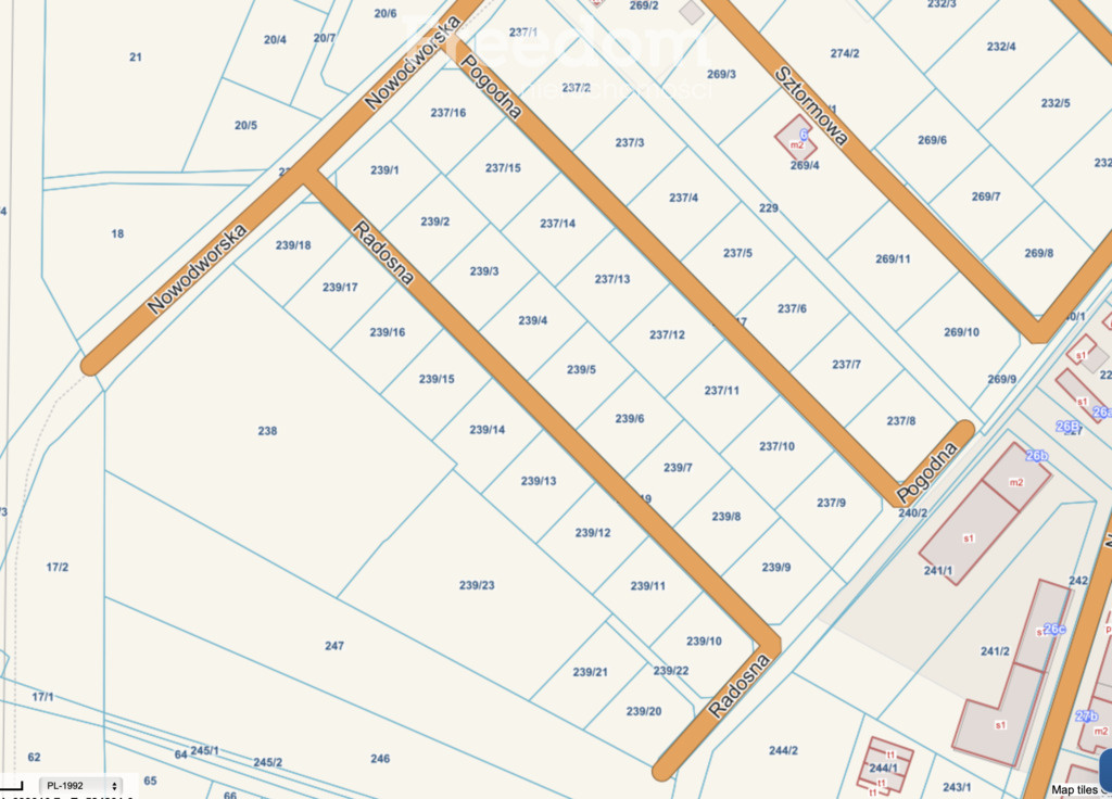 Elbląg FREEDOM NIERUCHOMOŚCISprzedam działkę - Elbląg, Nowodworska. Jedna z nielicznych działek budowlanych