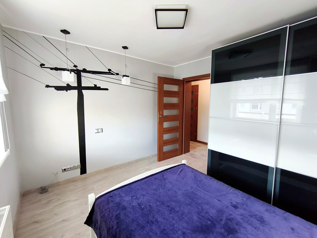 Elbląg Przestronne, umeblowane mieszkanie 3-pokojowe – 63 m², duży balkon i piwnica | Elbląg