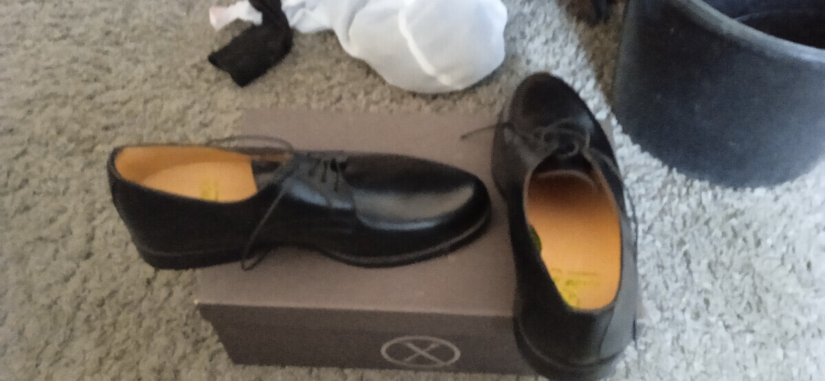 Elbląg Buty, pantofle męskie, czarne, skóra także podeszwa, nowe, nieużywane rozmiar 42.Firmy Ambiorix