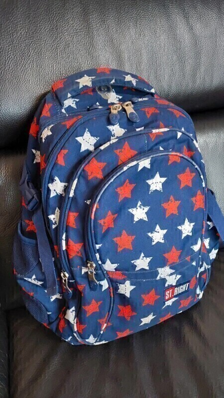 Elbląg Sprzedam firmowy plecak St. Right pasujący zarówno dla dziewczynki jak i chłopca. Używany sporadycznie, jest w