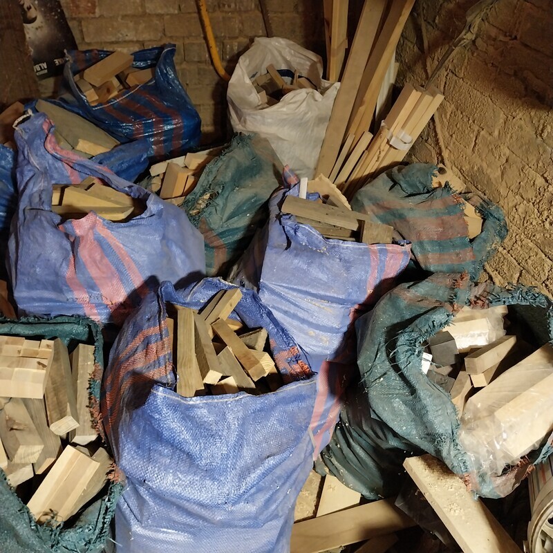 Elbląg Sprzedam 10 worków drewna na opał, Drewno jest suche I pociętej. Odbiór osobisty.