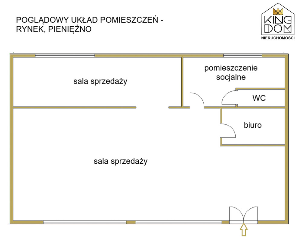 Elbląg KINGDOM NIERUCHOMOŚCI BLISKO CIEBIENA SPRZEDAŻ PRZESTRONNY LOKAL USŁUGOWYNA PARTERZE, WEJŚCIE BEZPOŚREDNIO Z