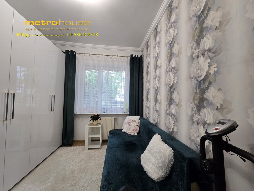 Elbląg Przestronne i słoneczne mieszkanie 84 m² w zielonej, spokojnej części Elbląga duży balkon, teren
