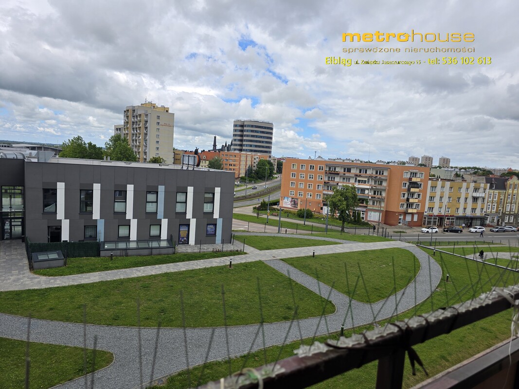 Elbląg Na sprzedaż 2-pokojowe mieszkanie 42,71 m² Elbląg, ul. Bażyńskiego 1 – 4.piętro, zadbany budynek +