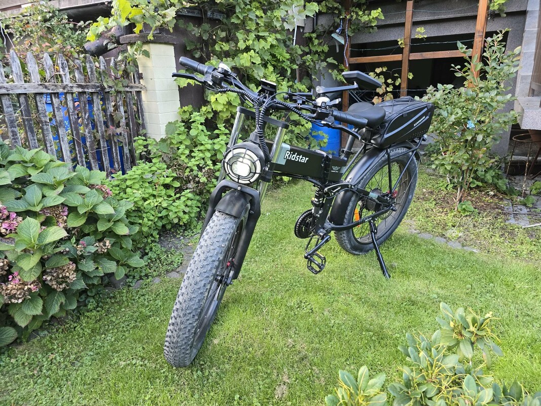 Elbląg Sprzedam duży rower elektryczny Ridstar. Model Travel Electric Bike 1800W 20 Ah 120 km. Idealny na wycieczki w