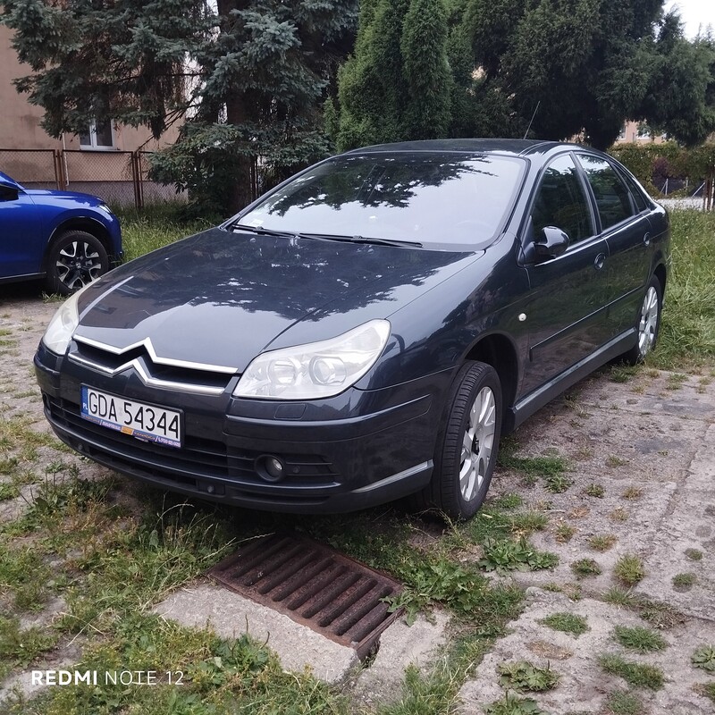 Elbląg Sprzedam CITROENA C5 - WERSJA EXCLUSIVE !. Kolor: Grafitowo / Czarny z Doskonałym silnikiem DIESLA - 2.0 HDI.