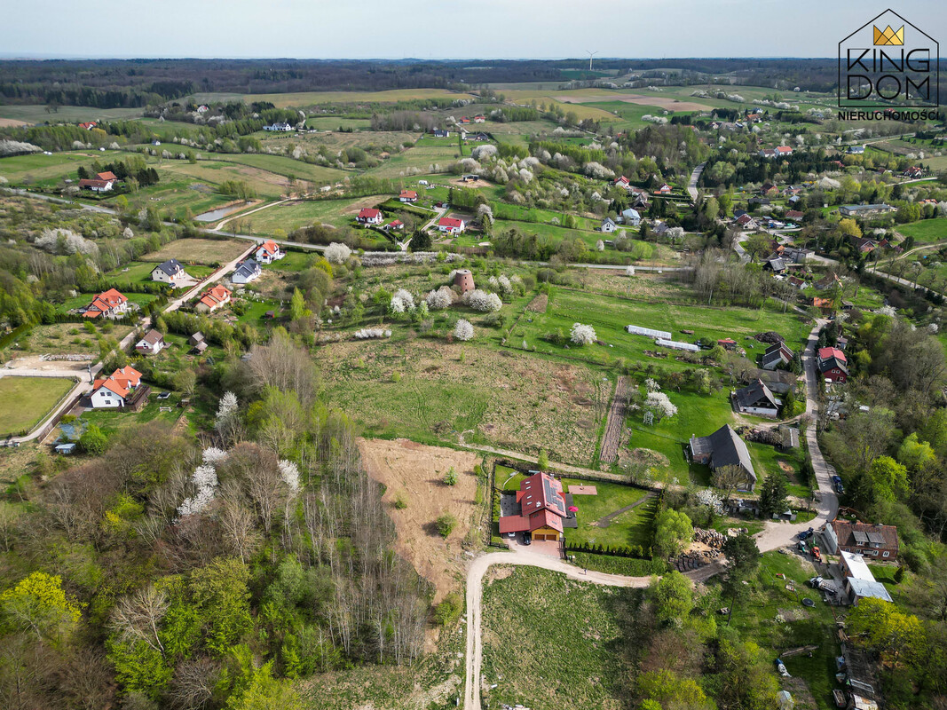 Elbląg KINGDOM NIERUCHOMOŚCI BLISKO CIEBIEDUŻA DZIAŁKA POD ZABUDOWĘ DOMU JEDNORODZINNEGOW MIEJSCOWOŚCI ŁĘCZENAD