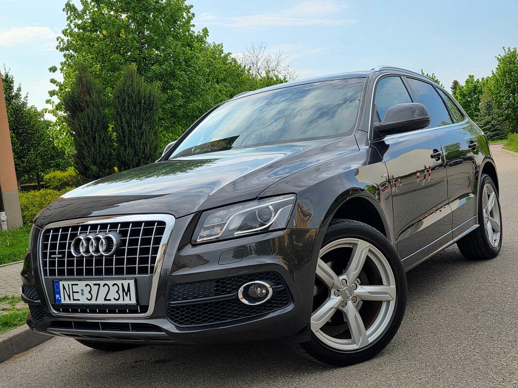 Elbląg Audi Q5 Pełny SlineSilnik :BenzynaAutomat Napęd Quattro 4x4Ledy Bi-xenon Sportsize SkóryZarejestrowany!