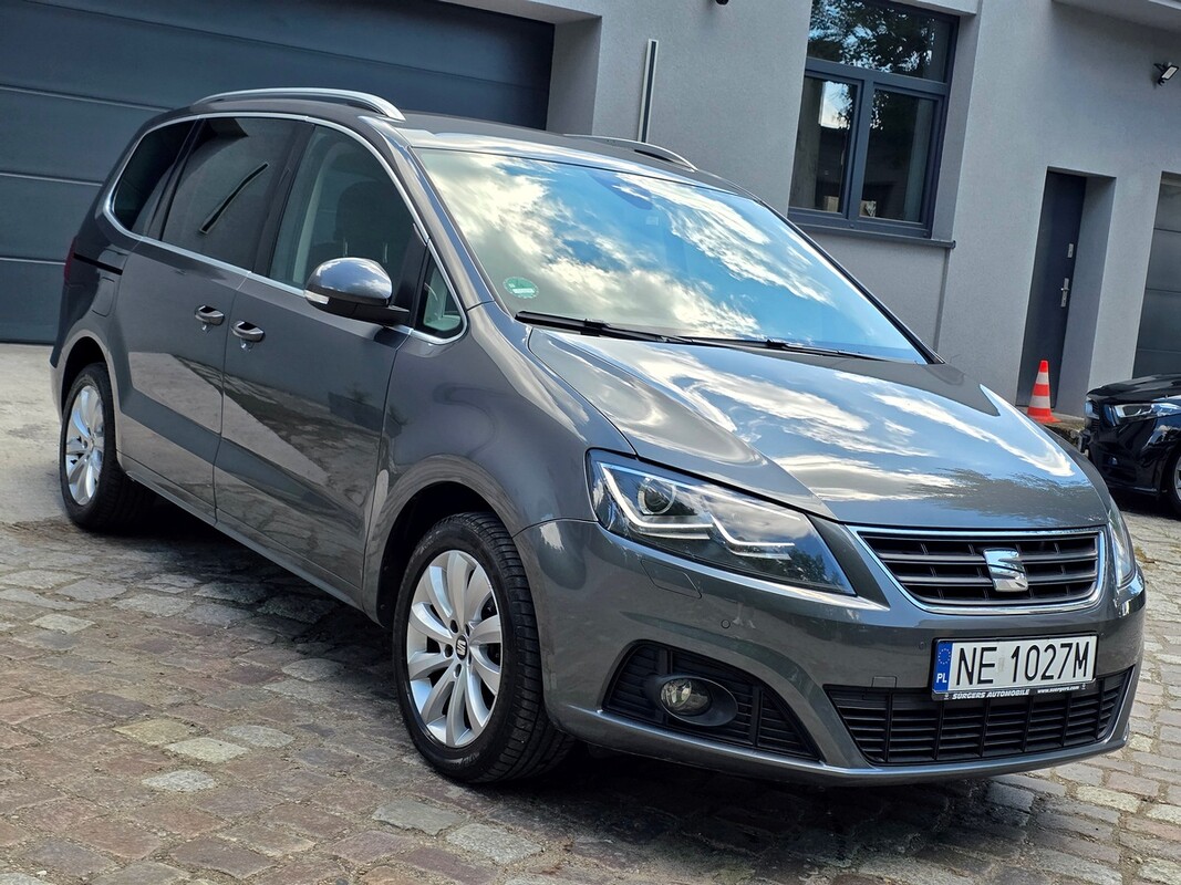 Elbląg Seat Alhambra 2.0TDI 150KMFULL Opcja Automat DSG 7MiejscZAREJESTROWANY2017