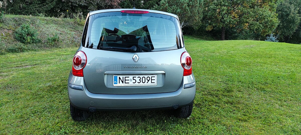 Elbląg Renault Modus 1.6 88 KM | 2007 | 161 tys. km | Klima | 10 lat u właścicielkirok produkcji: 2007silnik: 1.6