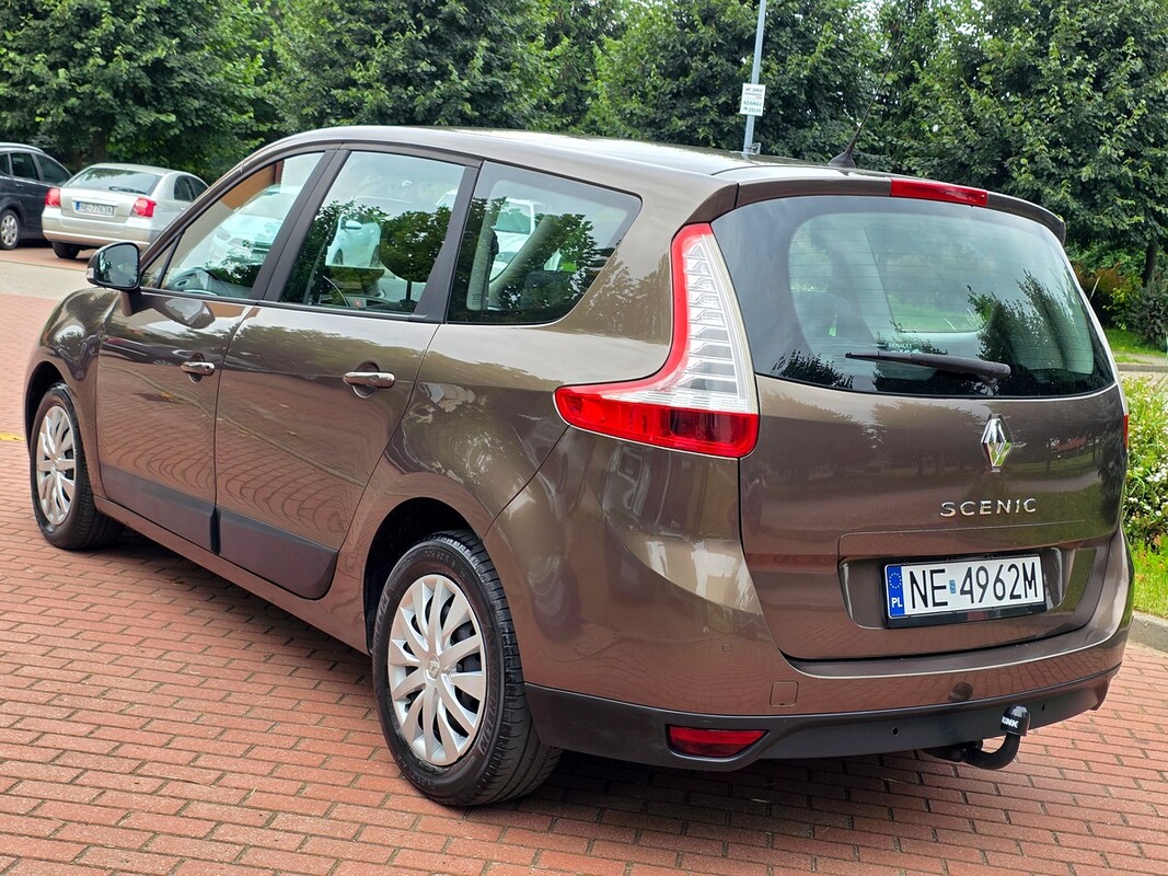 Elbląg Renault Grand Scenic1.6 16V 110KM -Klimatronic-Hak-Tempomat-grzane fotele -PEŁNA DOKUMENTACJA