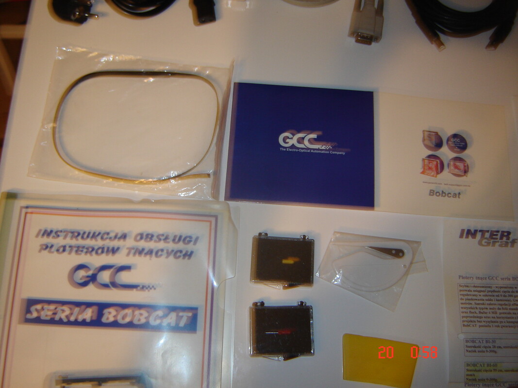 Elbląg Sprzedam ploter tnący 2D BOBCAT 60,zakupiony w 2006 roku i nigdy nie był używany.