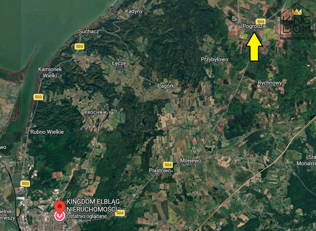 Elbląg KINGDOM NIERUCHOMOŚCI BLISKO CIEBIENA SPRZEDAŻ TRZY ATRAKCYJNE DZIAŁKIPOD ZABUDOWĘ JEDNORODZINNĄZ WYDANYMI