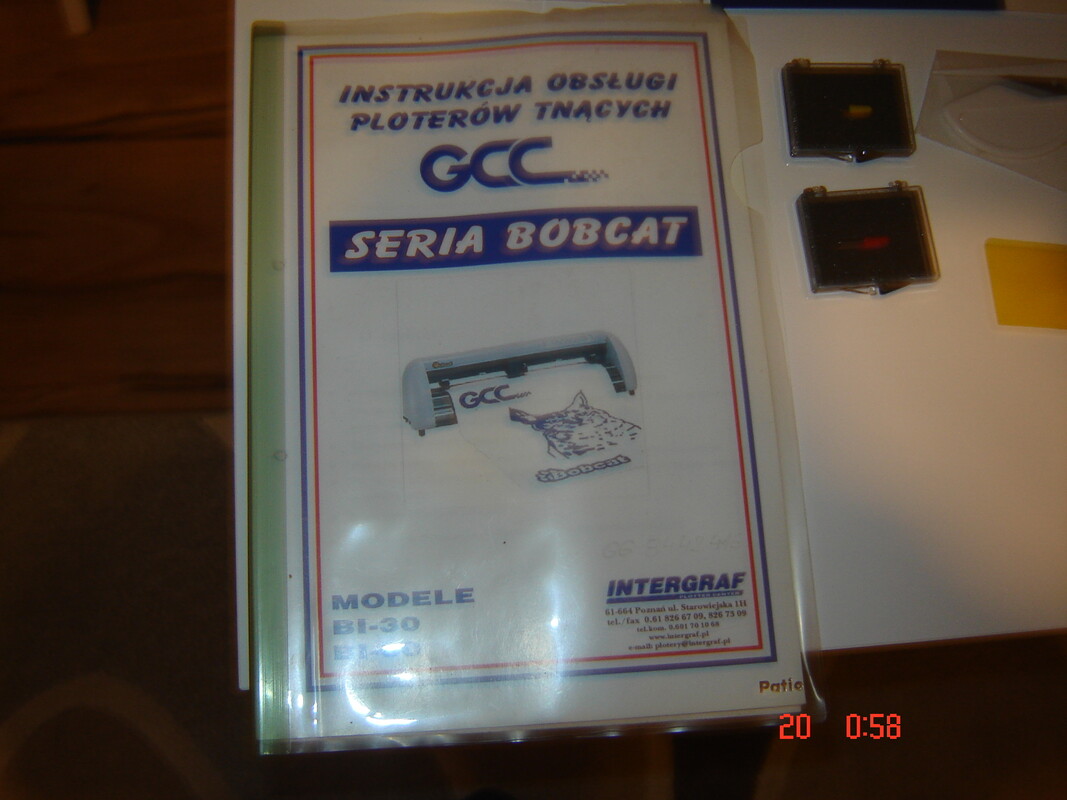 Elbląg Sprzedam ploter tnący 2D BOBCAT 60,zakupiony w 2006 roku i nigdy nie był używany.