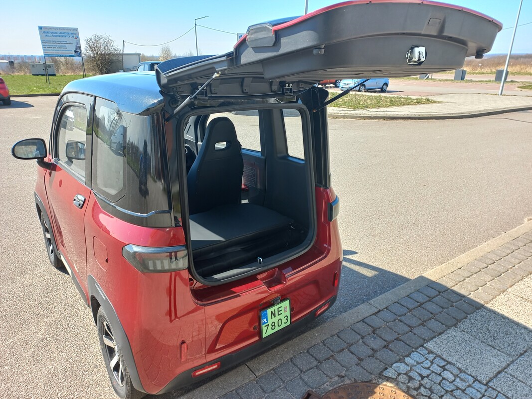 Elbląg Sprzedam samochód elektryczny - czterokołowiec lekki - Yunlong Tuna / M5 rok produkcji 2024,pierwsza