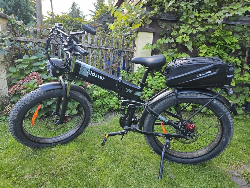 Elbląg Sprzedam duży rower elektryczny Ridstar. Model Travel Electric Bike 1800W 20 Ah 120 km. Idealny na wycieczki w