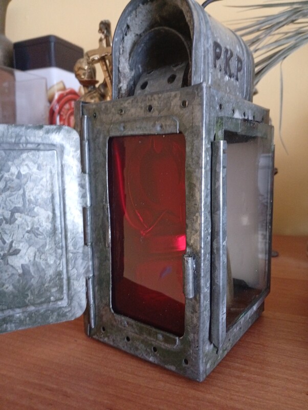 Elbląg Sprzedam zabytkowa lampę karbidową PKP po całkowitej renowacji 2sztuki jest to lampa konduktorska PRL