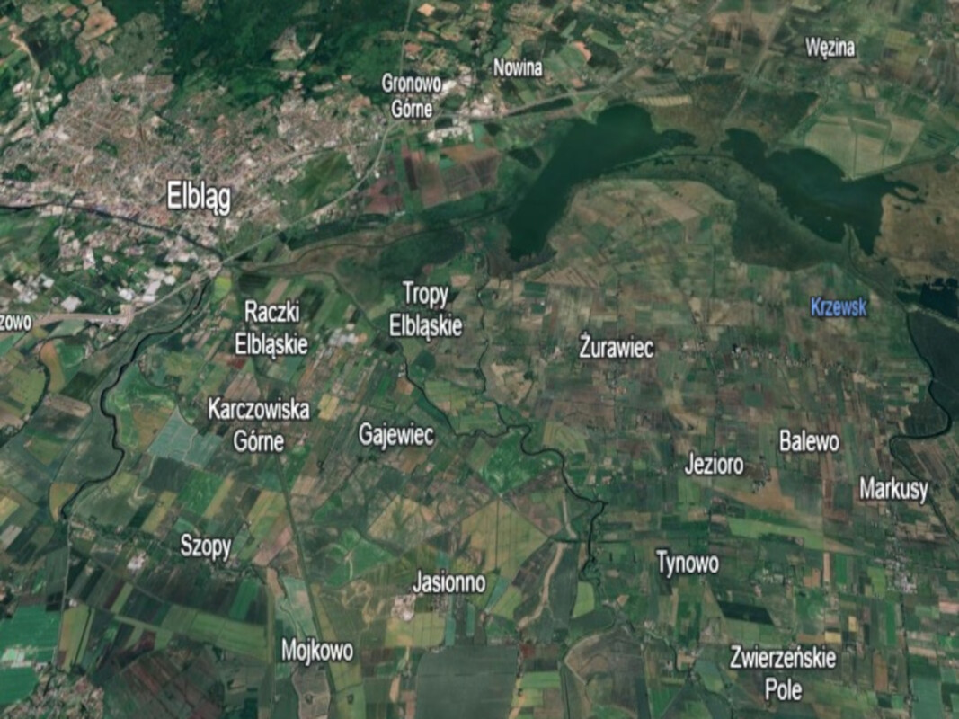 Elbląg Trzy działki o różnej powierzchni - MARKUSY, tylko 17km od Elbląga! Biuro Nieruchomości CASTLE