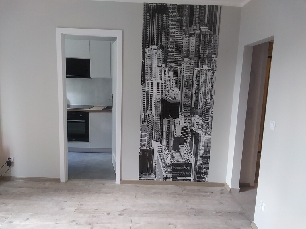 Elbląg Kawalerka 30m2 + piwnica 3,5m2 + Balkon z widokiem na parkos. Zawada, ul. WiejskaParter, wszystkie media z