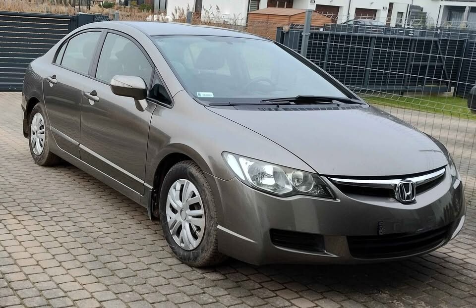 Elbląg 🚗 Honda Civic 1.8 140KM, 2006/2007 – Zadbana, oszczędna, garażowana! 🚗Silnik suchy,
