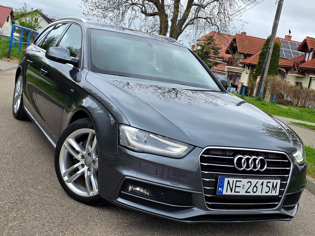 Elbląg Audi A4 3xSlineRok Produkcji X 2015Silnik :BenzynaLedy Bi-xenon Sportsize El. klapaZarejestrowany!