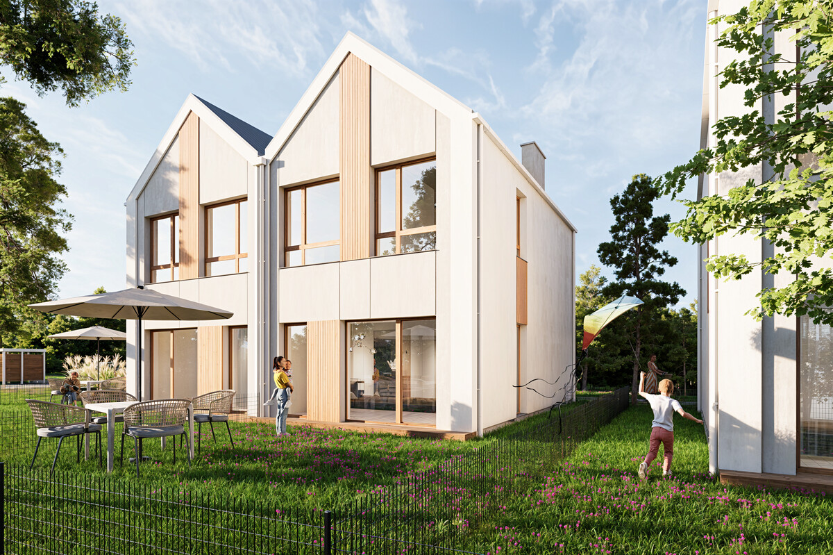 Elbląg DOMY DEWELOPERSKIE AMERICAN HOME BIURO NIERUCHOMOŚCI CISOWY ZAKĄTEK, ELBLĄG