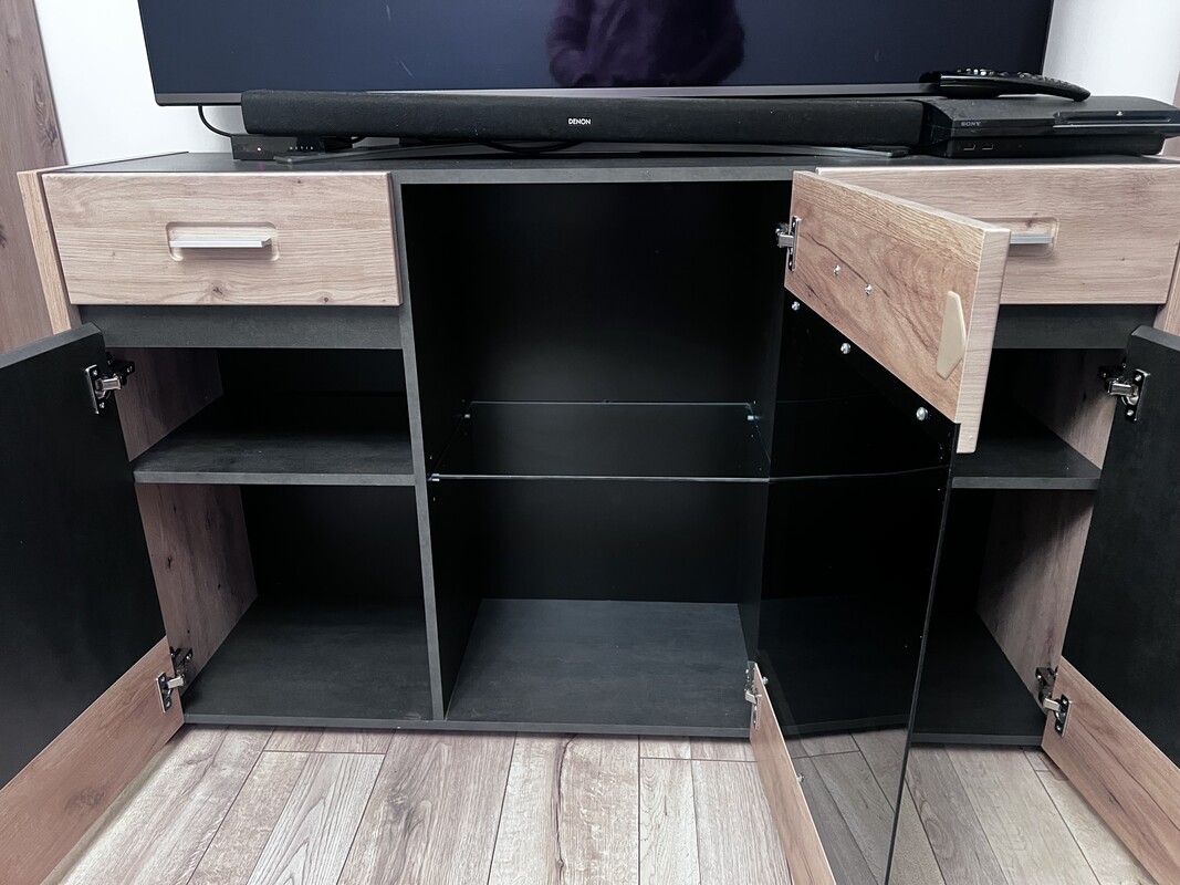 Elbląg Meble do salonu komoda półka bieliźniarka regał