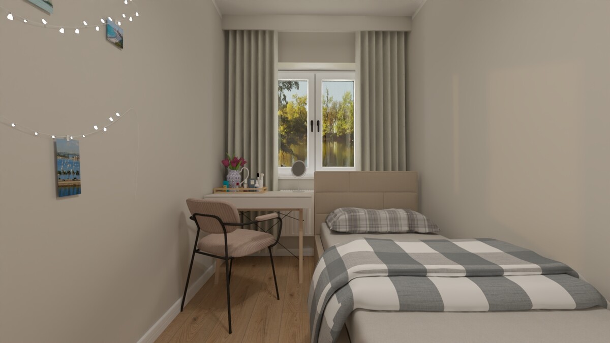 Elbląg MIESZKANIE NA SPRZEDAŻ, ELBLĄG UL. KASPRZAKA 1,3 POKOJE + SALON Z ANEKSEM KUCHNNYM, 1 PIĘTRO, 59,6M2.