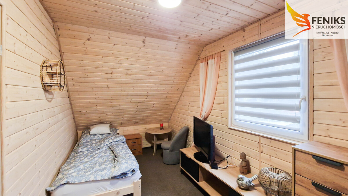 Elbląg FENIKS NIERUCHOMOŚCIPOLECA:DOMEK LETNISKOWY W BOGACZEWIECENA 550.000 ZŁ POWIERZCHNIA DOMU 41