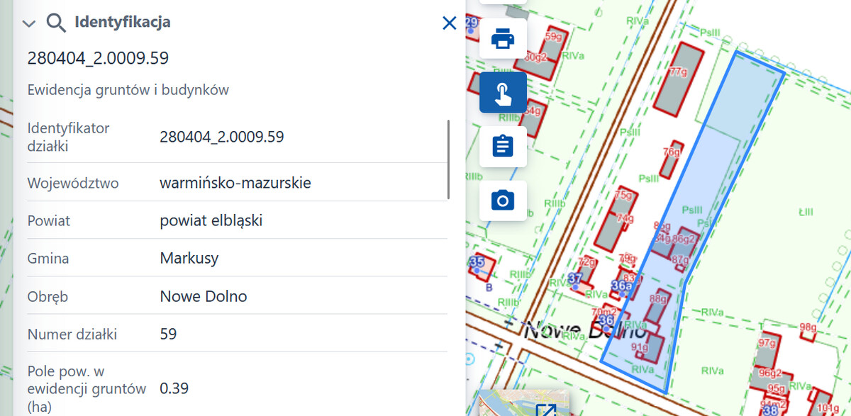 Elbląg Siedlisko na sprzedaż – Nowe Dolno, powiat elbląski