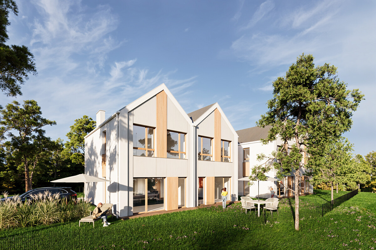 Elbląg DOMY DEWELOPERSKIE AMERICAN HOME BIURO NIERUCHOMOŚCI CISOWY ZAKĄTEK, ELBLĄG