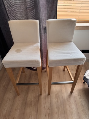 Elbląg Sprzedam hokery ikea. Możliwość wymiany pokrowca - do kupienia w Ikea