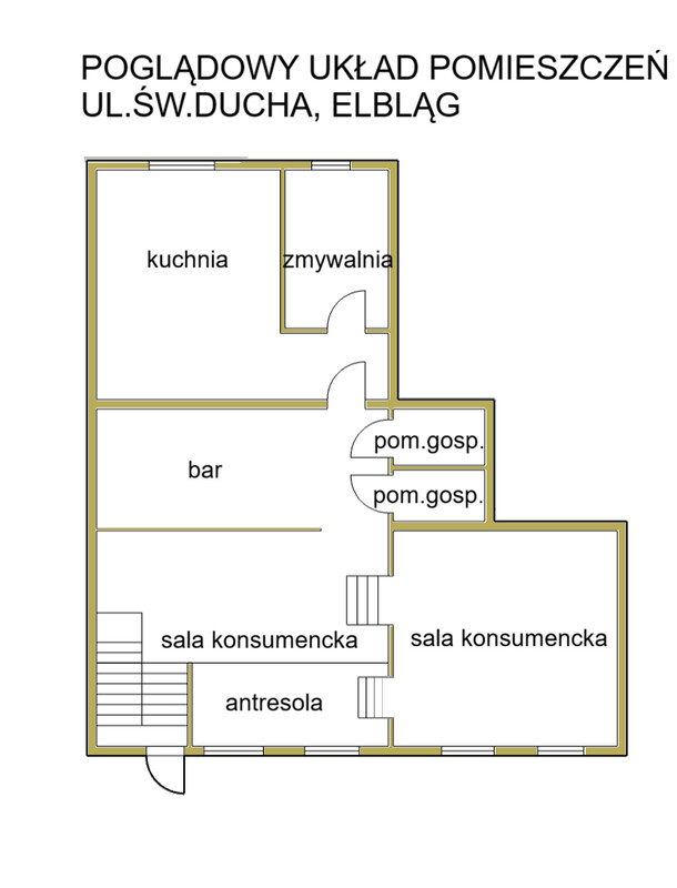 Elbląg KINGDOM NIERUCHOMOŚCI BLISKO CIEBIEKULINARNY BULWAR – PRZEJMIJ ZNANĄ MARKĘFUNKCJONUJĄCA RESTAURACJA Z