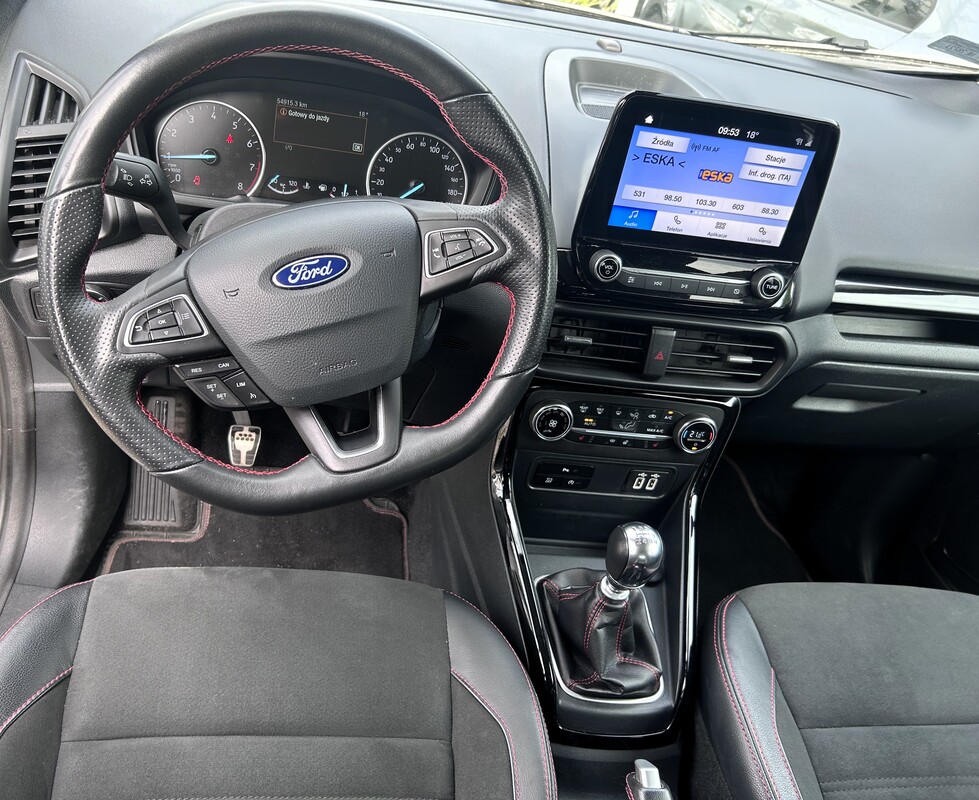 Elbląg Ford Ecosport ST Line, benzyna, bogate wyposażenie
