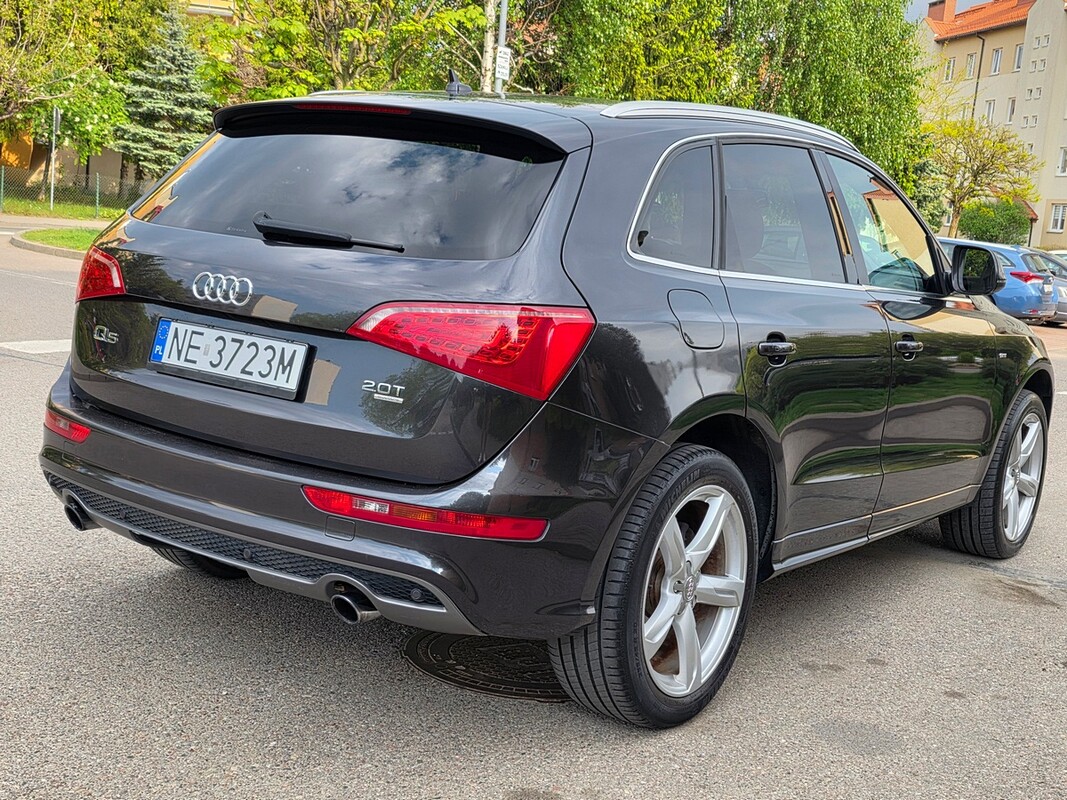 Elbląg Audi Q5 Pełny SlineSilnik :BenzynaAutomat Napęd Quattro 4x4Ledy Bi-xenon Sportsize SkóryZarejestrowany!