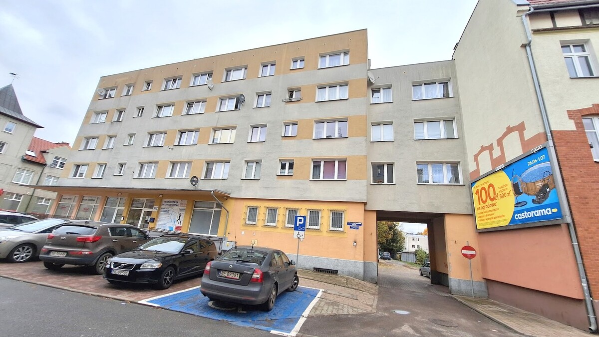 Elbląg KWADRAT NIERUCHOMOŚCI  2 pokojowe w centrum1 piętromedia z miasta