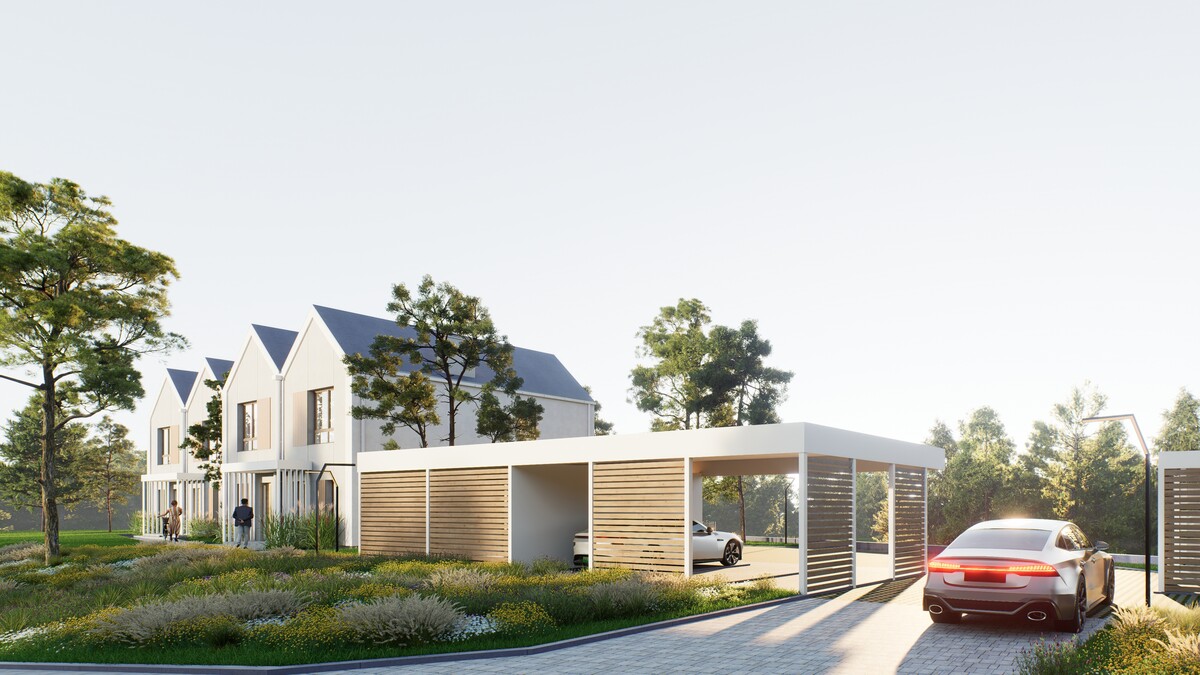 Elbląg DOMY DEWELOPERSKIE AMERICAN HOME BIURO NIERUCHOMOŚCI CISOWY ZAKĄTEK, ELBLĄG