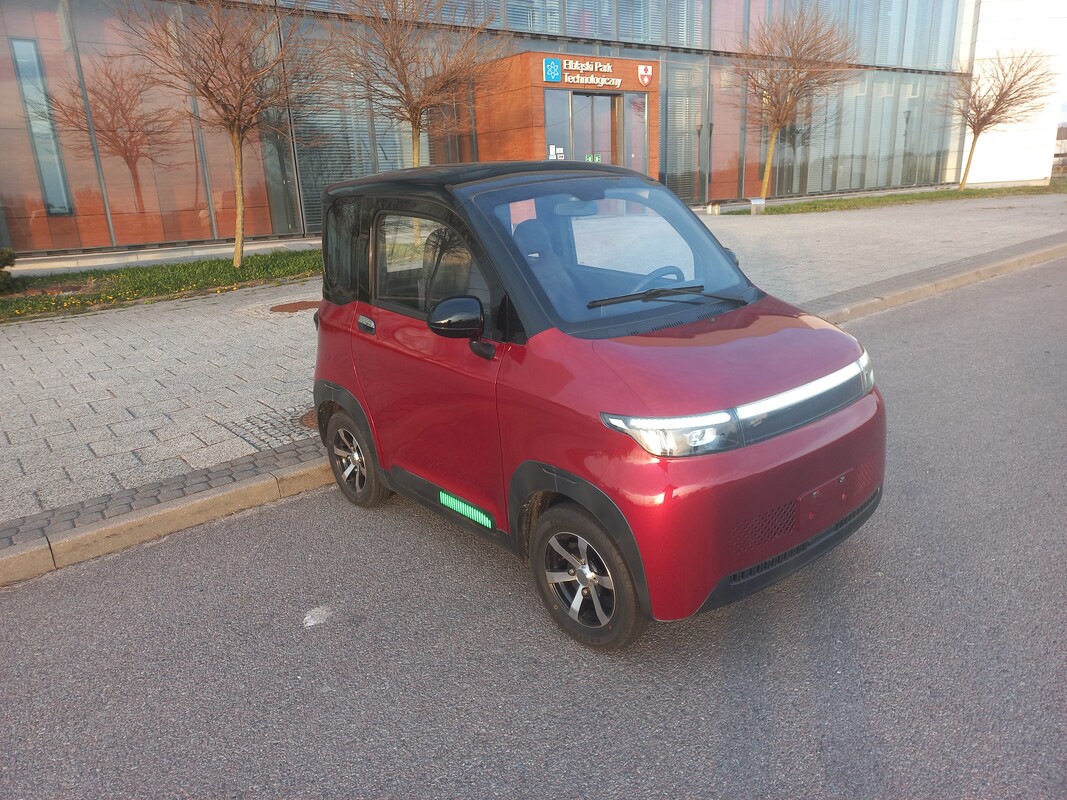 Elbląg Sprzedam samochód elektryczny - czterokołowiec lekki - Yunlong Tuna / M5 rok produkcji 2024,pierwsza