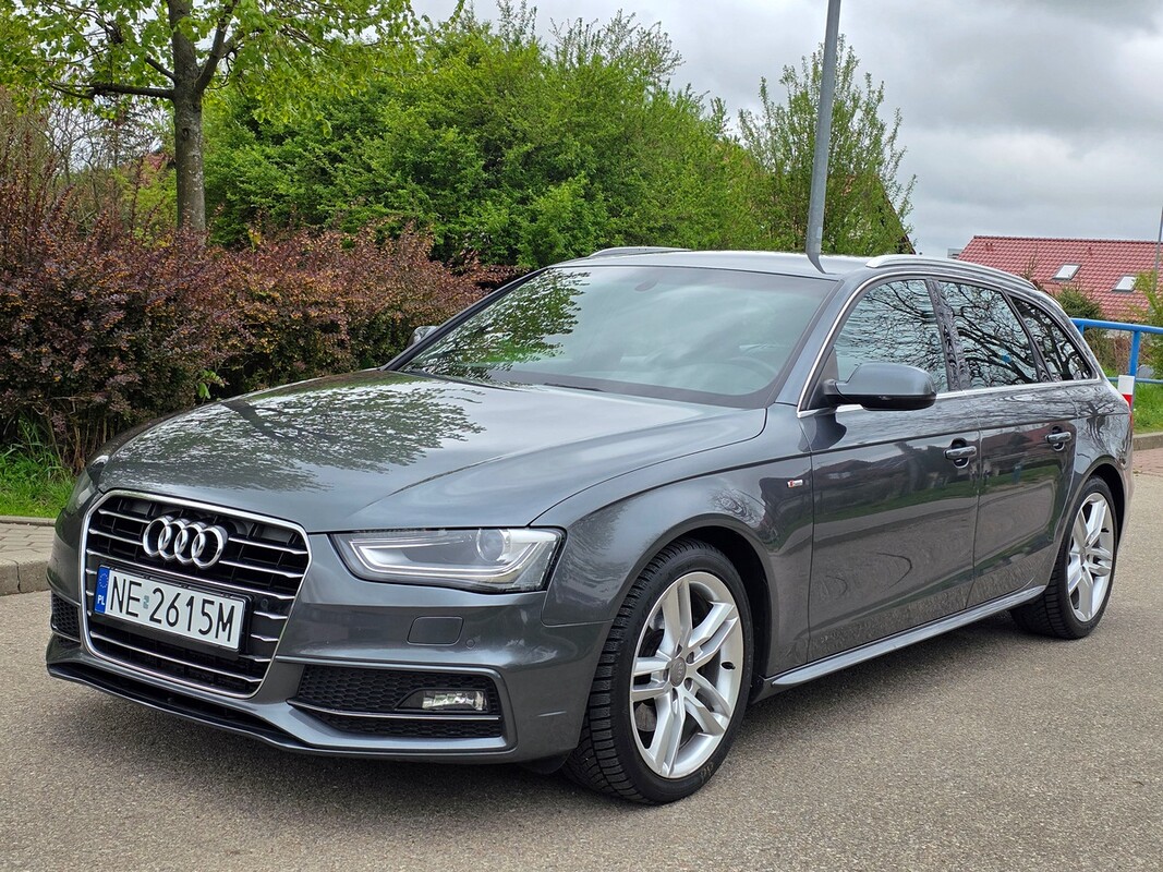 Elbląg Audi A4 3xSlineRok Produkcji X 2015Silnik :BenzynaLedy Bi-xenon Sportsize El. klapaZarejestrowany!