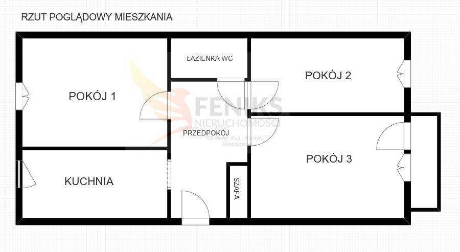 Elbląg FENIKS NIERUCHOMOŚCIPOLECA:MIESZKANIE 3 POKOJOWE UL. WIEJSKA CENA 355.000